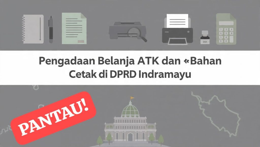 Pantau! Anggaran Belanja Bahan Cetak dan ATK di DPRD Indramayu Tahun 2026